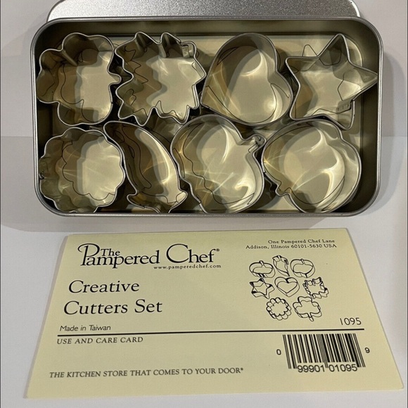 The Pampered Chef Kitchen Pampered Chef Creative Cookie Cutters Set Never Been Opened Poshmark